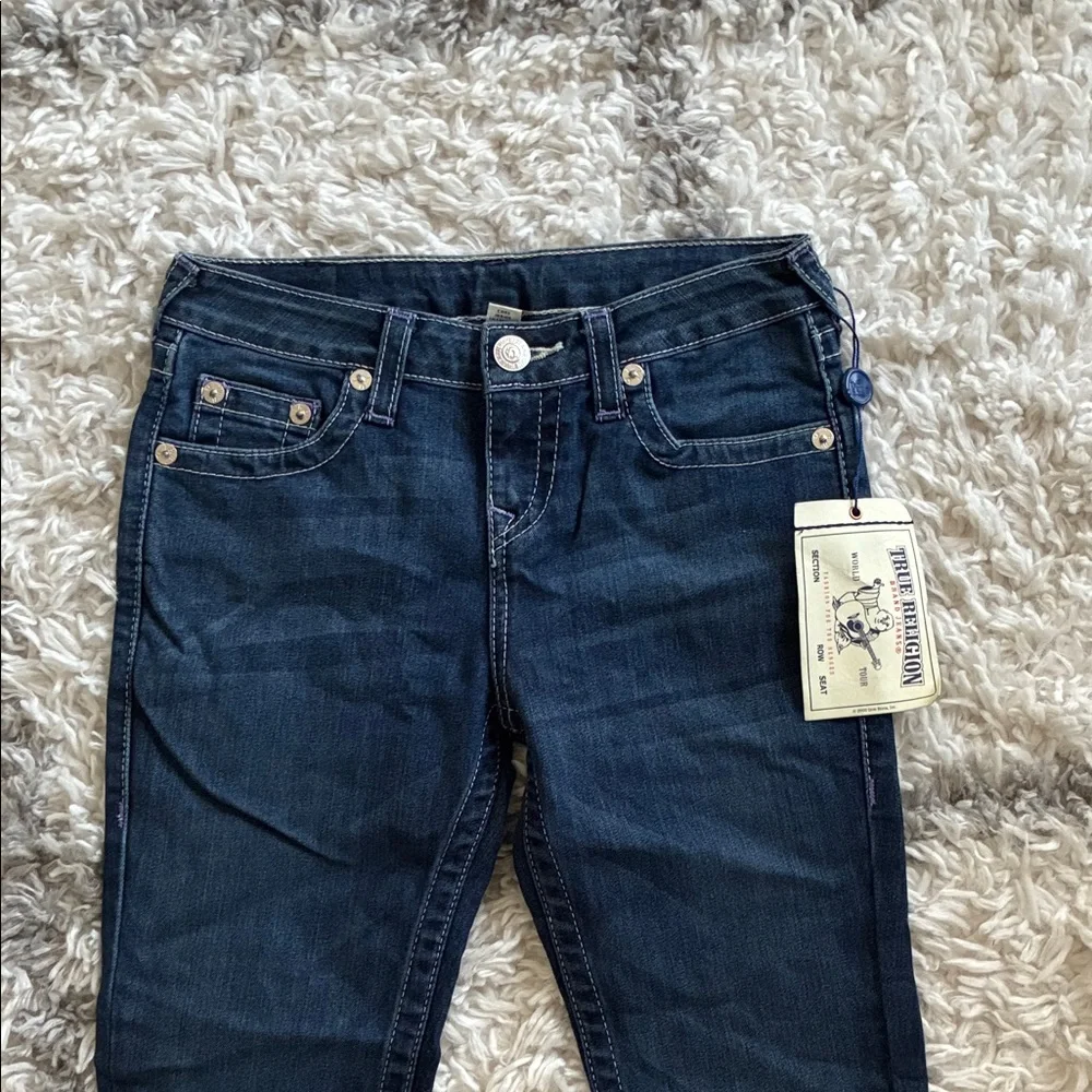 True Religion Dark Blue Skinny Jeans - Picture 2 of 12